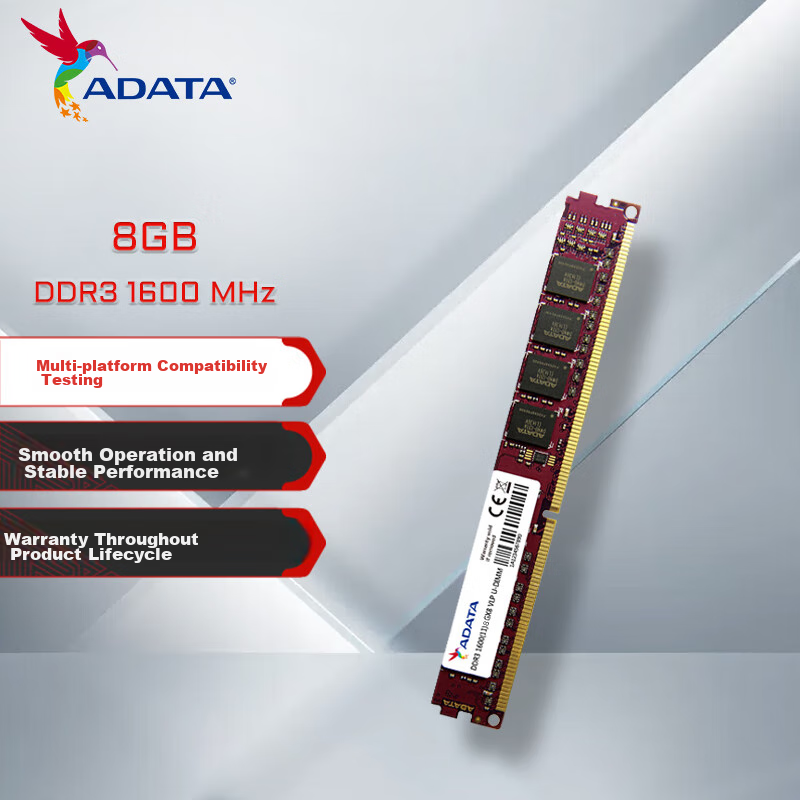 ADATA 8GB DDR3 1600 Desktop Memory, Wanziqianhong