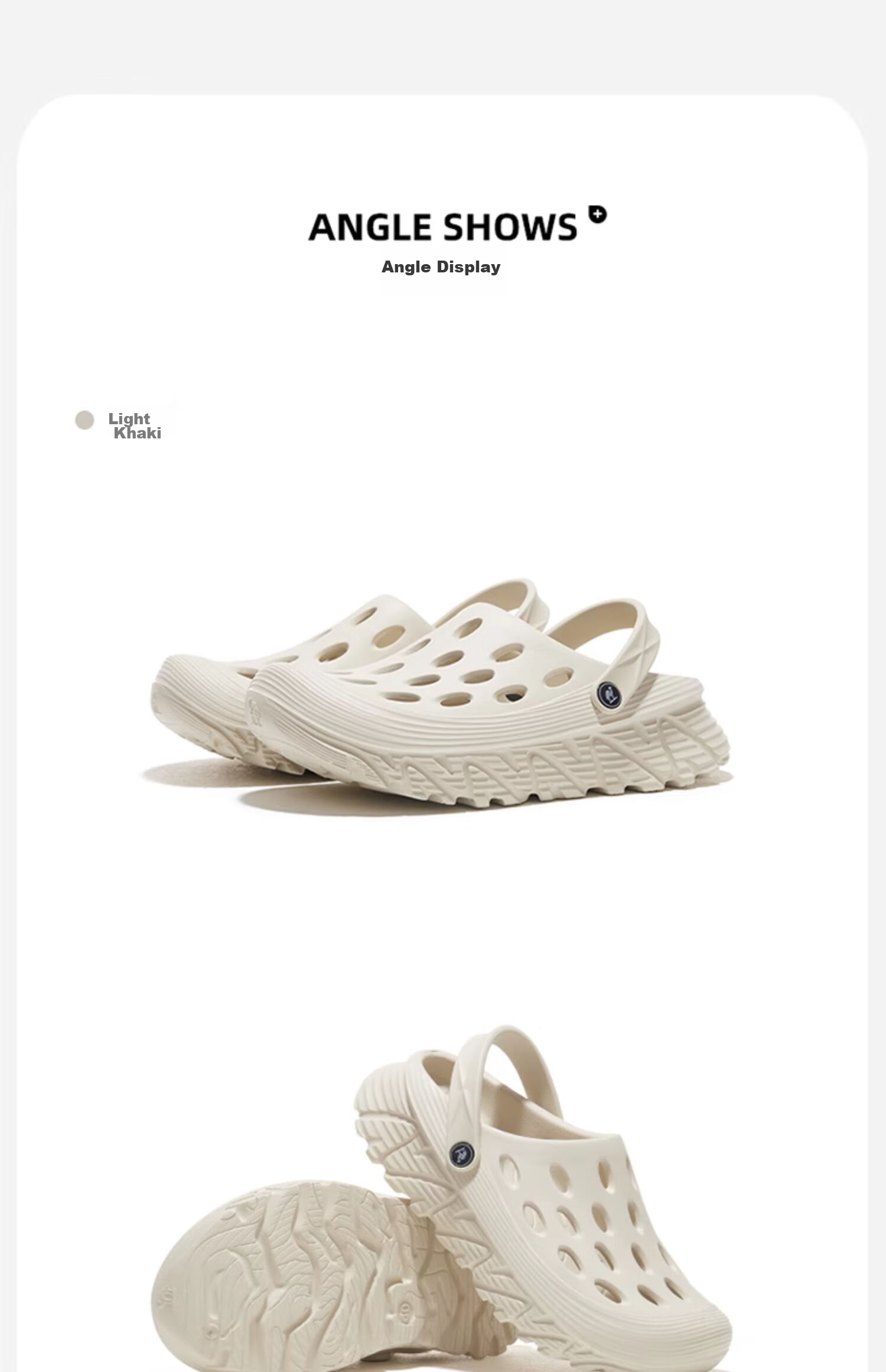 CAMEL Perforated Shoes, Summer Outdoor Slippers, Unisex Closed-Toe Beach Sandals, Driving Sandals F14B834610 9