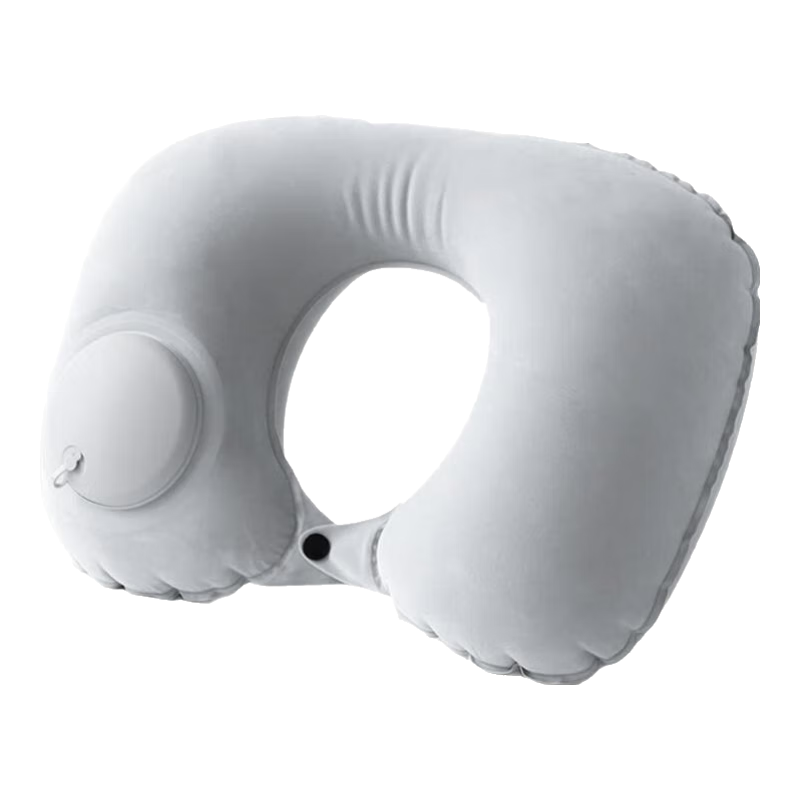 Lehuolvxing Inflatable U-Shaped Neck Pillow, Airplane Neck Pillow, Car Headrest, Neck Support, Pressure-Adjustable, Portable, High-Speed Rail Sleeping Aid for Business Trips