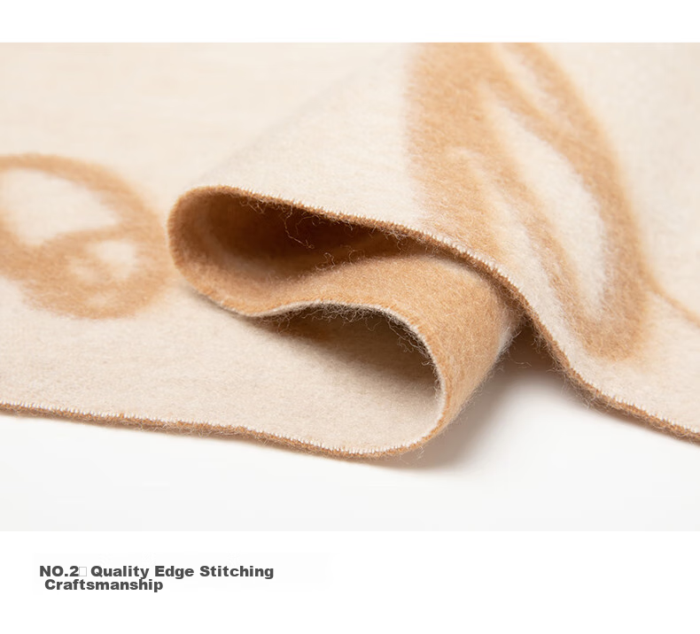 Siggi Wool Scarf for Women, Autumn And Winter Letter Shawl, Thickened Warm Simple Neck Wrap, Birthday Christmas Gift Box Set for Wome 35
