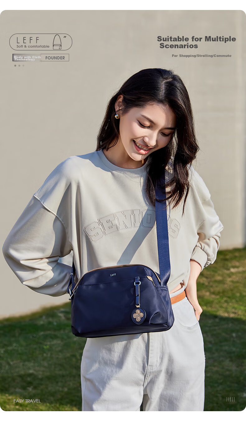 Laifu Women's Crossbody Bag, Fashionable Pillow Bag, Lightweight Versatile Mom Bag, Casual Shopping Shoulder Bag, Birthday Gift 3
