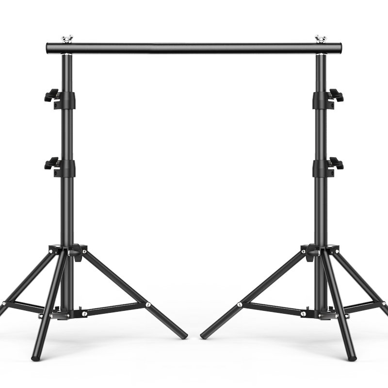 Beiyang 2*2 Meter Photography Backdrop Stand, Telescopic Rod, Portrait Photography Backdrop Cloth Stand, Live Streaming Studio Equipment, Portrait Clothing ID Photo Thickened Frame Stand, Curtain Stand, Gantry Frame