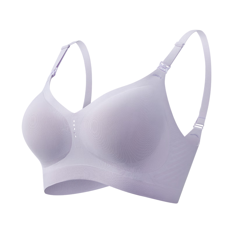 EMXEE Bra Ultra Skin Pro Maternity Nursing Bra for Pregnancy And Postpartum Breastfeeding, Morning Purple M Size