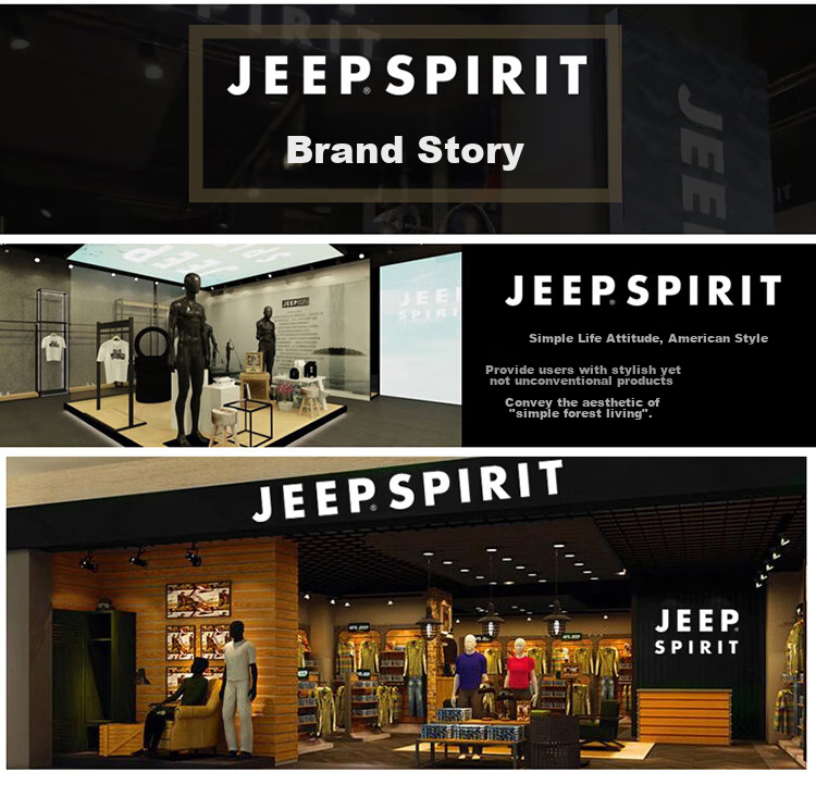 JEEP SPIRIT Men's Sweatshirt, Spring Top, Men's Hoodie, Round Neck Undershirt, Men's Clothing, Black, 2XL 22
