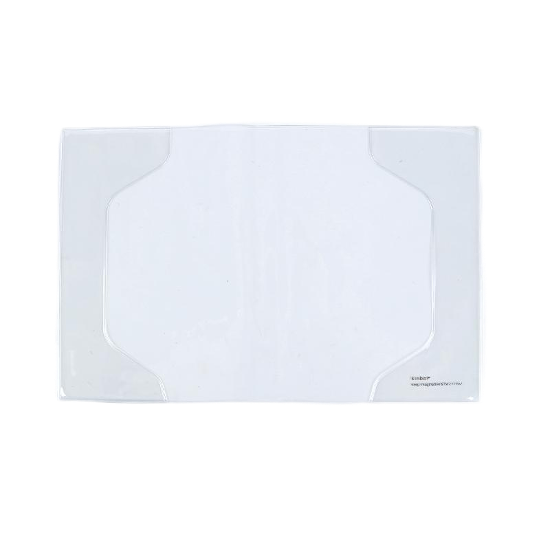 Kinbor Schedule Book Transparent PVC Cover Protective Sleeve for A5 (Type B) Eight-Grid and Timeline Compatible 2025-2026 DT57711