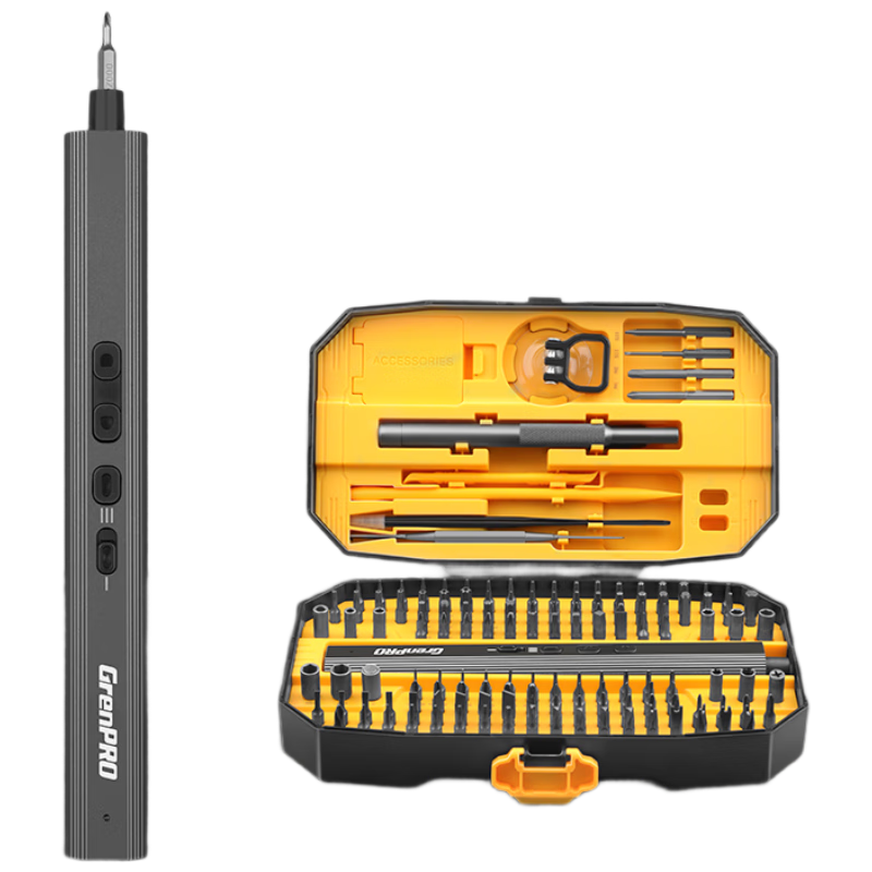 GREENER Electric Screwdriver Set, Industrial Grade, 153-Piece Multifunctional Screwdriver Tool Kit, Precision Household Tools