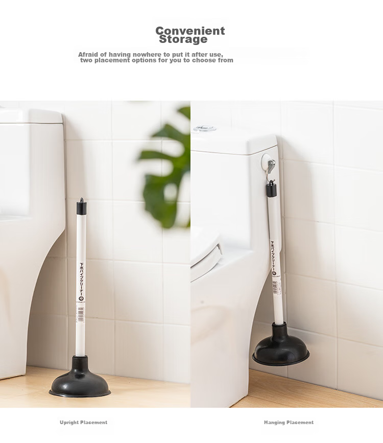 Little Seal Japanese Toilet Plunger, Toilet Cleaning Tool, Toilet Unclogging Device, Toilet Suction Plunger, Drain Cleaner 4