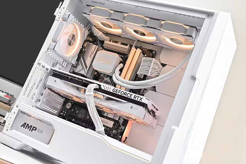 PHANTEKS D30 Building Block Version Anti-Leaf 12cm Case Water Cooling Radiator ARGB Temperature Control Fan (30mm Thick, 7 Blades High Air Pressure, Wireless Cable Connection, Single Package, Black) 24