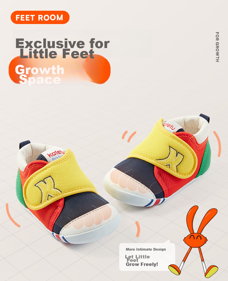 Katetu Toddler Shoes, Infant And Children's Shoes, Spring And Summer, for Baby Boys And Girls, Pre-Walking Functional Shoes, Indoor Steady Walking Children's Shoes, XZ62 6