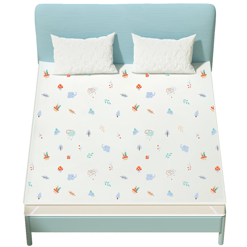 Maigemeng Washable Baby Changing Pad, Nursing Bed Mat, Large Waterproof Bed Sheet, Fitted Sheet, 180*200cm