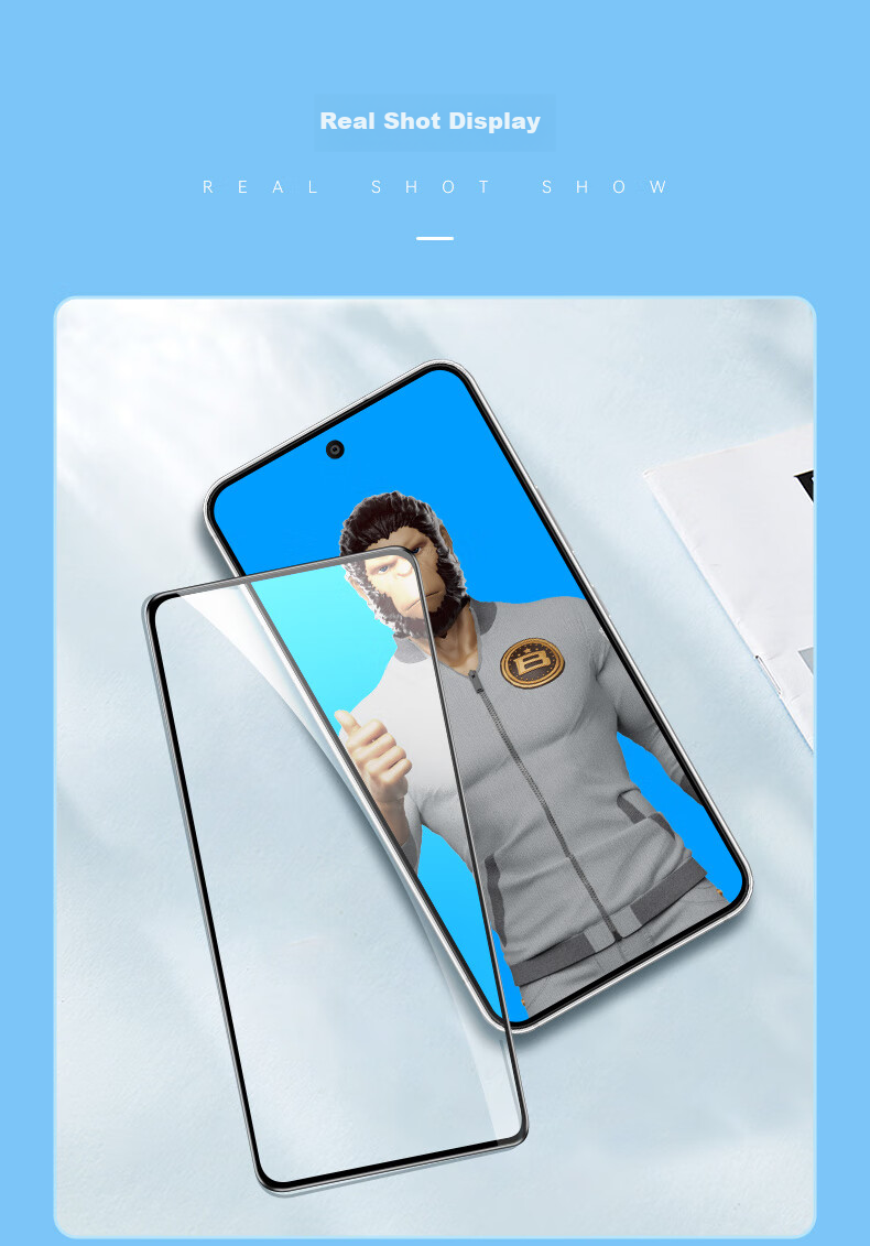 Lanxingxiansheng Tempered Glass Screen Protector for IQOO Z10 Turbo/Z10 Turbo Pro, Compatible with IQOO 10/Samsung A72/Vivo X100S/S19 Smartphones, High Definition Phone Screen Protector 14