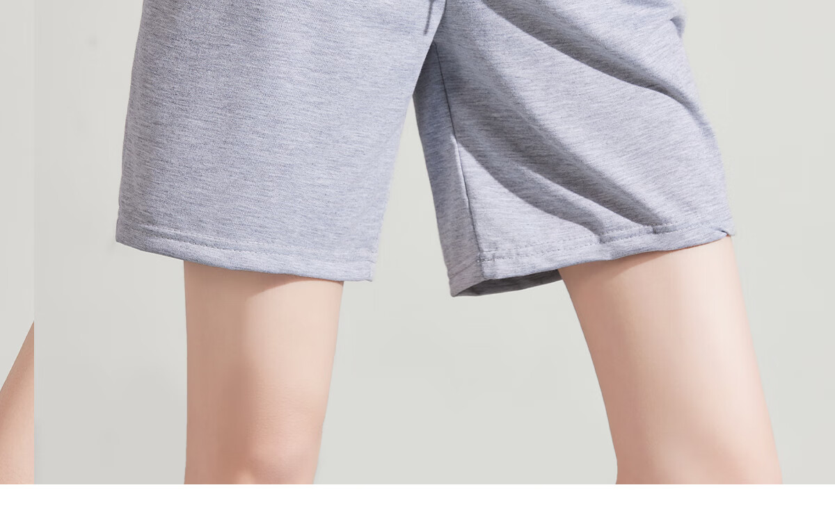Halo Queen Women's Sports Shorts for Travel, Spring And Summer Casual Student High-Waist Mid-Length Pants, Loose-Fitting Running Shorts HW1KX61 23