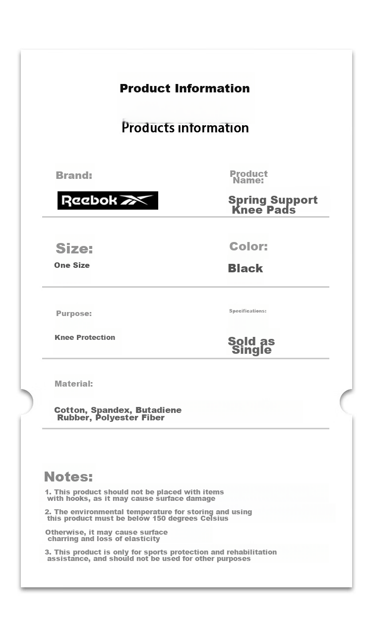 Reebok Knee Pads for Sports, Meniscus Protection, Running, Basketball, Badminton, Soccer, Knee Guards, Patella Protectors, Cycling And Hiking 8