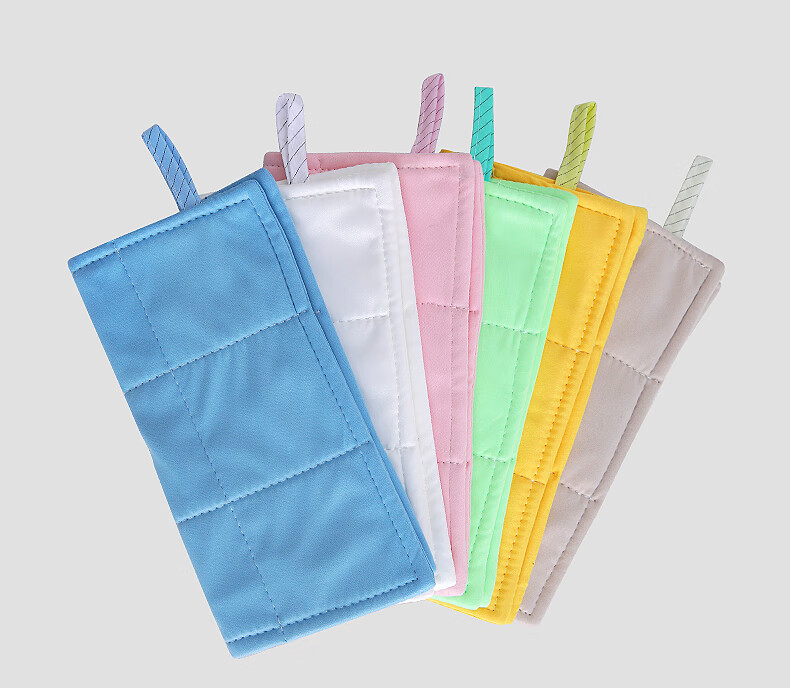 Mulang Lint-Free Dust Cloth, Non-Shedding, GMP Cleanroom Wipes for Pharmaceutical Factory, Professional Absorbent Dust-Free Towel, Three-Layer Thickened, White [40*40cm] Pack of 5 5
