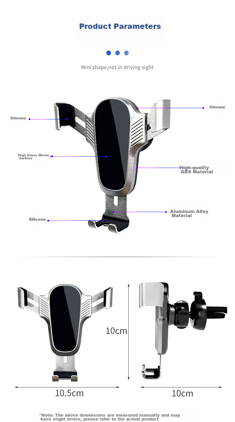 KOOLIFE Magnetic Magsafe Car Phone Holder, Dashboard Suction Cup Mount, Desktop Car Navigation Stand, Suitable for All Vehicle Models 17