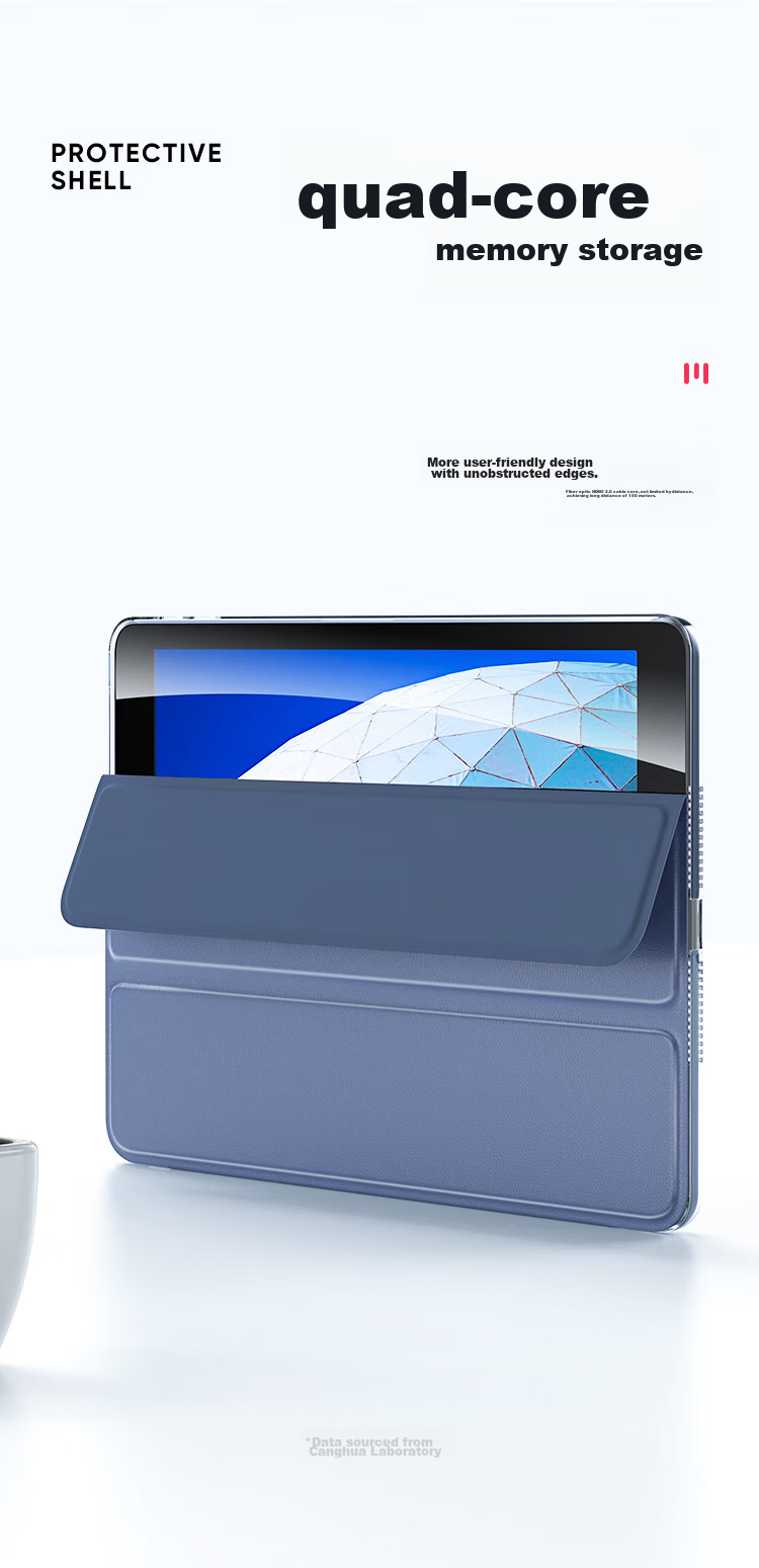 CangHua IPad Air 3 Case, Compatible with 2019 Pro 10.5-Inch Model, Protective Cover with Stand, Ultra-Thin Full Protection Shockproof Case for Apple Tablet 9