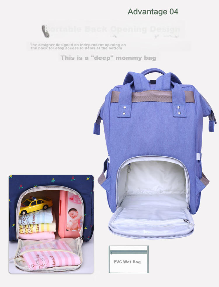 LYUBA Multifunctional Large-Capacity Mommy Bag, Work Backpack, Breast Milk Storage Bag, Fashionable Mom Bag HY1706 Camouflage Gree 9