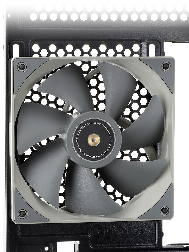 Thermalright TL-G12 Gray 12cm Case Fan, Hydraulic Bearing, 4PIN PWM Fan, Daisy-Chained PWM Connector, 1500 RPM Speed Adjustable Fa 11