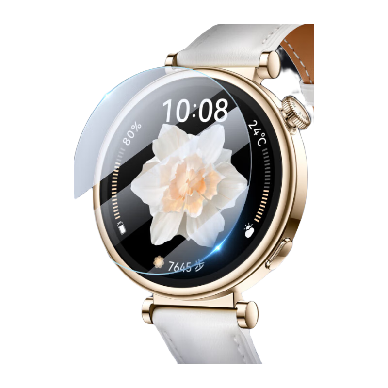 CangHua [3-Pack] Tempered Glass Screen Protector for Huawei Watch GT4, Ultra-Thin Anti-Drop Anti-Fingerprint Watch Film, 41mm