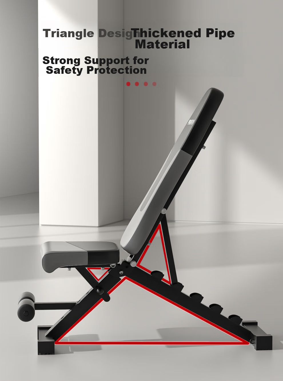 PROIRON Dumbbell Bench, Bench Press Bench, Fitness Chair, Fly Bench, Multifunctional Folding Sit-Up Board, Abdominal Board 9