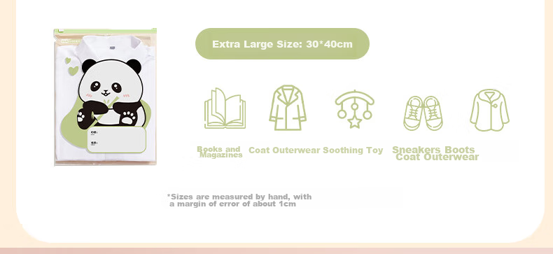 PAKCHOICE Travel Storage Bag, Maternity Bag, Essential Travel Items, Kindergarten Clothes Storage Bag, Suitcase Travel Sealed Bag 17