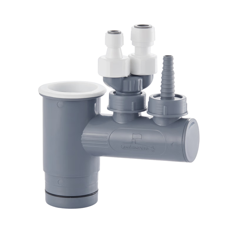 Submarine XSW-10 Multi-Way Connector for Drain Pipe, Dishwasher, Water Purifier, Kitchen Sink, Pre-Filtration, Multifunctional Adapter