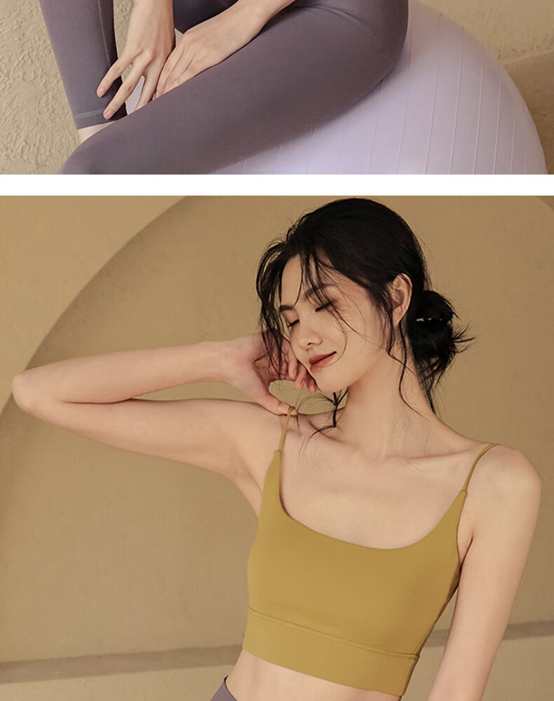 XUEXIMAN Yoga Tank Top for Women with Built-In Bra Pads, Professional Sports Bra, High-End Fitness Pilates Backless Bra 14