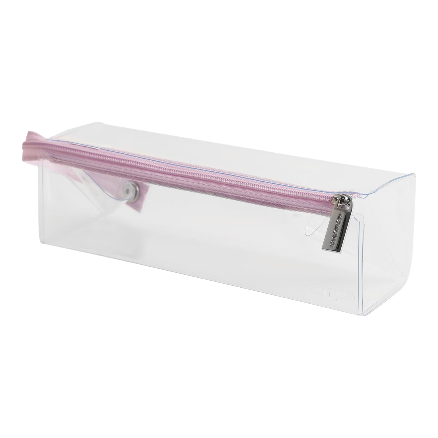 KOKUYO Campus Transparent Pencil Case, C2-R Student Stationery Box for Exams, PVC Pencil Pouch, New Purple Color, WSG-PC23TV