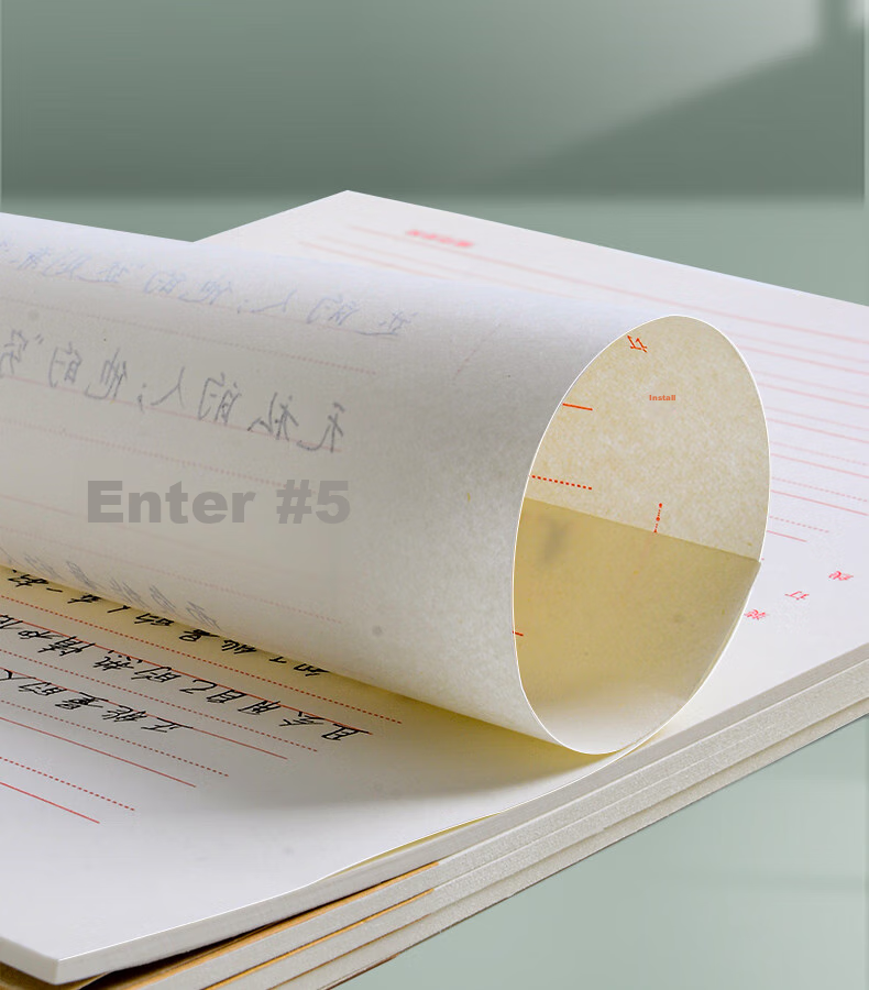 Duoliboshi 3 Packs of 16k22 Sheets Math Homework Paper (With Dots), Draft Paper, Math Paper, Student-Specific Practice Paper, School-Specified, Teacher-Recommended, Eye-Protecting, Thickened [Best-Selling Product] 6