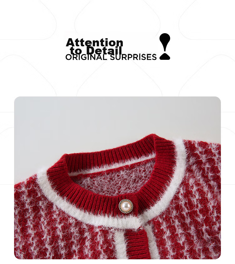 DISNEY Children's Girls' Outfit Set, Dress with Thick Sweater, Red New Year's Outfit, Winter 2023 DB331TE16, Bright Red, Size 110 26