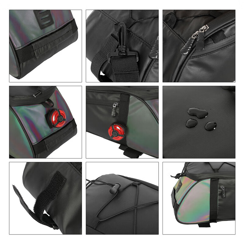 40,000km Bicycle Rear Rack Bag Large Capacity Waterproof Mountain Bike Cycling Seat Tail Pack Frame Pannier Gear Bag