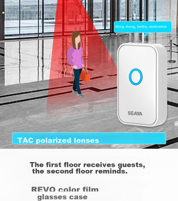 Xiya Welcome Sensor, Wireless Doorbell, Welcome Greeter, Reminder Device, Convenience Store And Supermarket Entrance Announcer 9