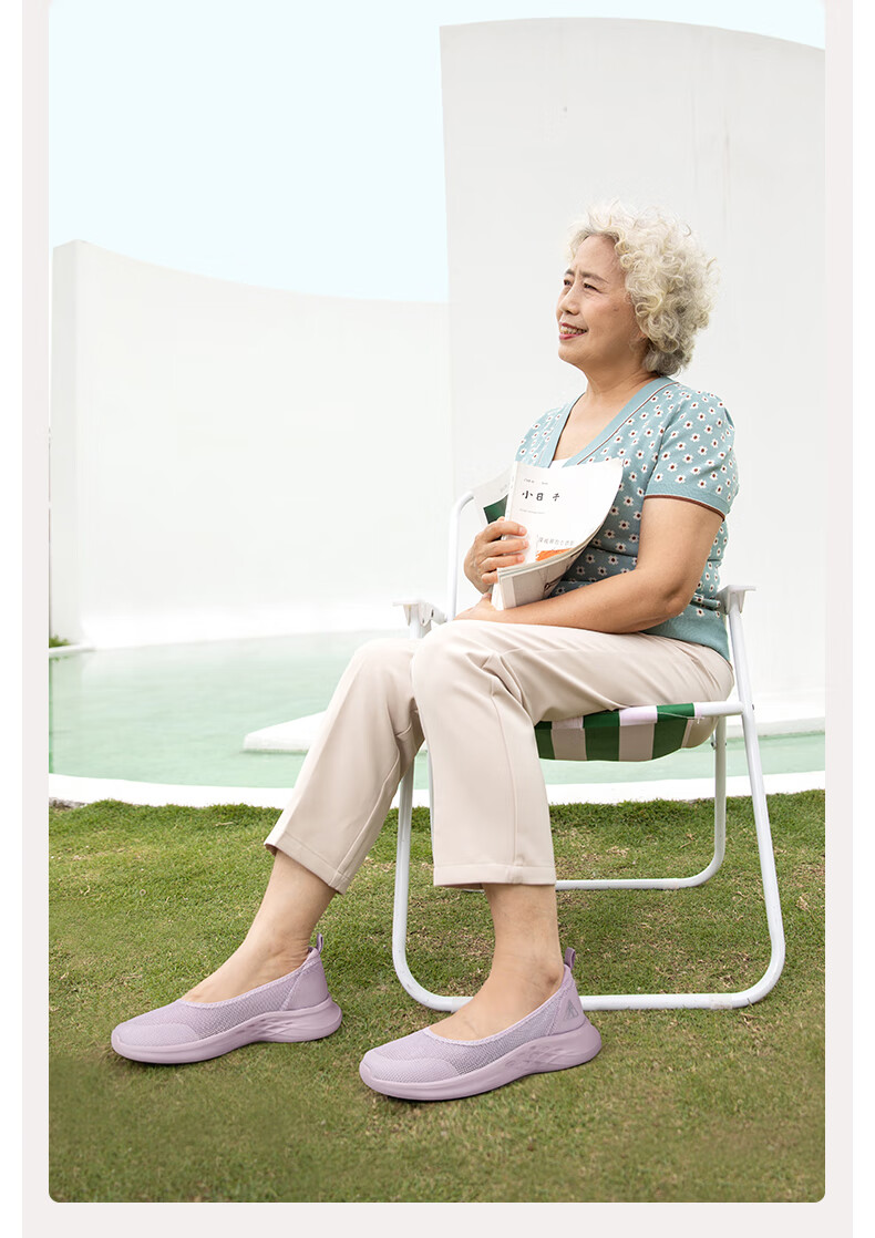 Zulijian Non-Slip Elderly Shoes for Women, 2026 New Style Casual Mom Shoes, Slip-On Nurse Shoes, Breathable Mesh Fabric Shoes 10