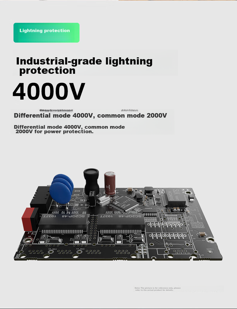 OAMLink Industrial Switch with 5 Ports, 100Mbps Economy Version, Surveillance Network Splitter OAM-6000 (M) 6