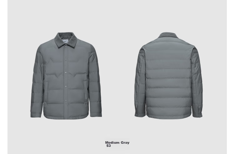 HLA Lightweight down Jacket for Men, Light Business Fashion Lapel Collar, 90% Down Coat for Men in Winter Seaso 22