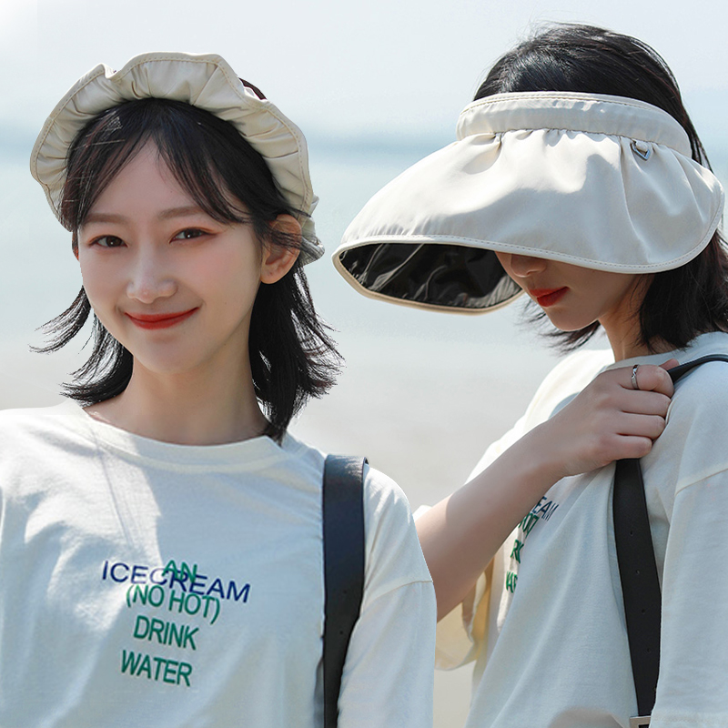 DUSENNA Summer Outdoor Sun Hat, UV Protection Hat for Women, Shell Hat, Visor Cap, Fisherman Hat, Anti-UV Sun Hat