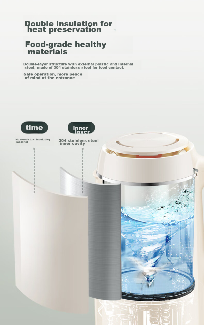 SUPOR Soy Milk Maker, 1.2L Large Capacity, Fully Automatic, No Cooking Or Filtering Required, Multifunctional, 12-Hour Reservation, for 3-4 People, Home Juicer, DJ12B-P33E 13