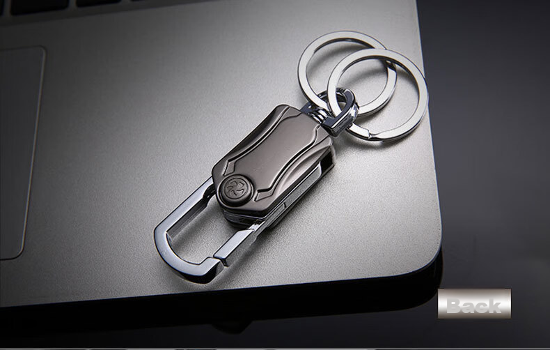 Dijialun Three-In Multifunctional Car Keychain, Fidget Spinner, Bottle Opener, Waist-Hanging Keychain for Men, Creative Gift Rotating Toy, Simple And High-End Car Keychai 9