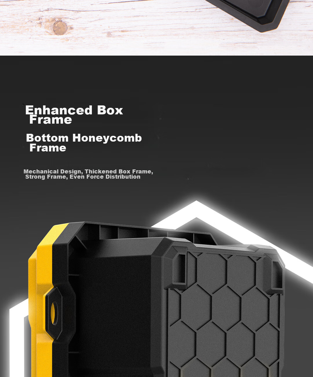 Deli Home Tool Box, Stylish Empty Plastic Storage Box, Multifunctional Hardware Organizer, 14 Inches, DL432814 10