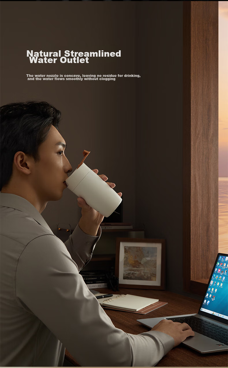 Hongmengzhixuan Haersi Insulated Mug, Smart Coffee Cup, Stainless Steel Cup, Large Capacity Water Bottle, Mid-Autumn Festival Gift, for Men And Women, Suitable for Gifting 23