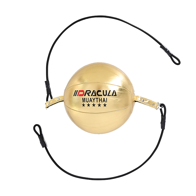 MUAYTHAI DRACULA Boxing Speed Ball, Rebound Ducking Earth Hanging Home Fitness Training Equipment Reaction Ball Gold
