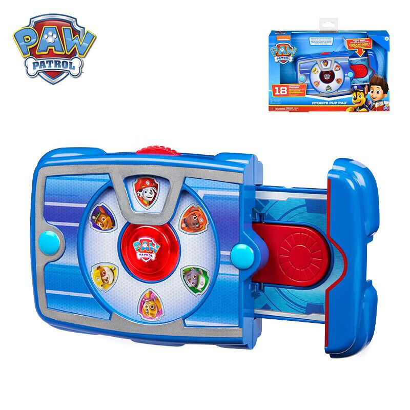 PAW PATROL Paw Patrol, Captain Ryder Light-Up Tablet Toy, Bilingual Chinese And English, Birthday Gift for Children Aged 3-6