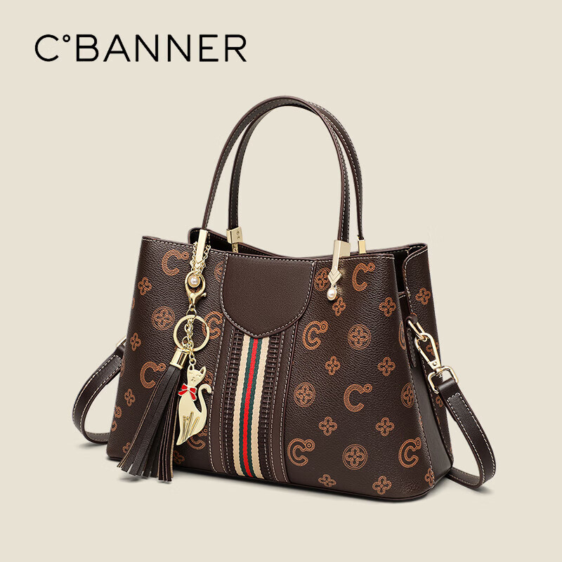 C.BANNER Handbag, Women's Bag with Large Capacity, Mom Bag for Middle-Aged Women, Crossbody Tote Bag, Brand Birthday Gift for Girlfriend on May 20