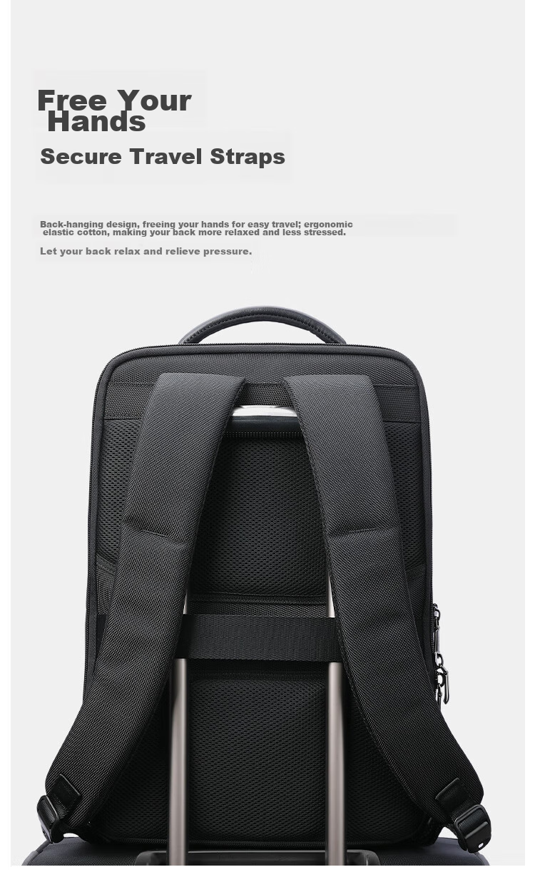 Goldlion Backpack, Fashionable Travel Bag for Men, Large Capacity Laptop Bag, Lightweight Schoolbag, Birthday Gift 7