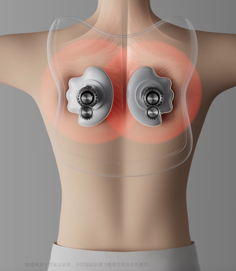 Westinghouse BXmini Waist Massager Massage Cushion Shoulder Neck Waist Back Full Body Massager Red Light Heat Therapy Lumbar Support Birthday Gift for Wife Girlfriend Starry Gray 25