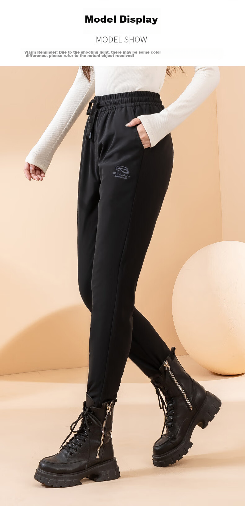 LangSha Women's down Pants [2026 Autumn And Winter New Arrival], Thick White Duck Down Warm Pants, Outdoor Wear, Cold-Proof Cotton Pants 17