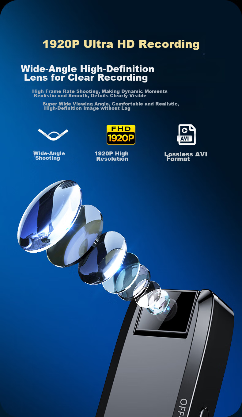 Yescool Camera S8, 32GB Action Camera, 14MP Photo And Video Recorder, Long Standby Time, Large Capacity, for Meetings, Training, Negotiations, Evidence Collectio 5