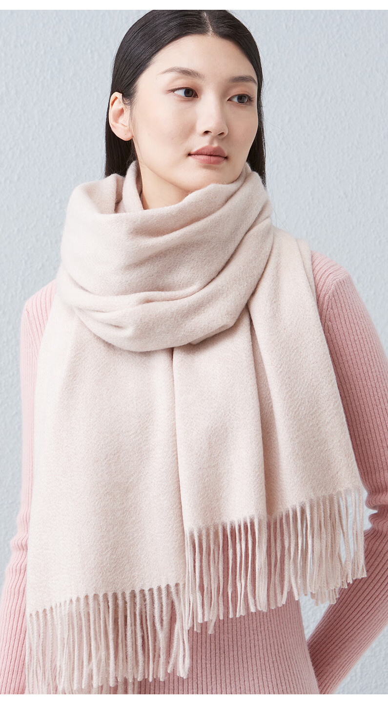 Hodo 100% Pure Wool Shawl for Women, Autumn And Winter Warm Scarf Cloak, Birthday Gift for Mom, Gift Box Packaging 8