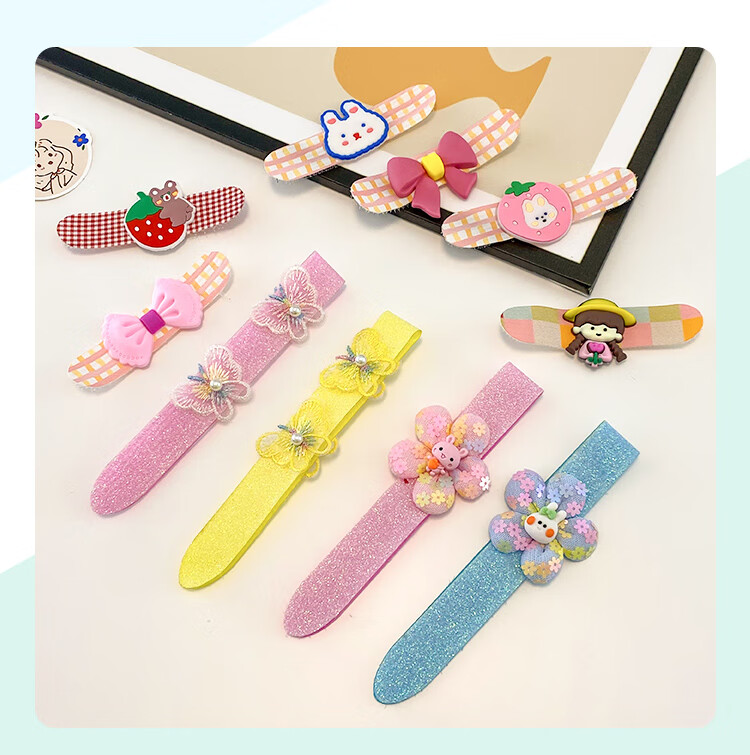 CHIMERA 6-Piece Children's Bangs Hair Clips with Sequins And Fish Scale Mermaid Tails BB Clips for Girls, Mid-Autumn Festival Gift 18