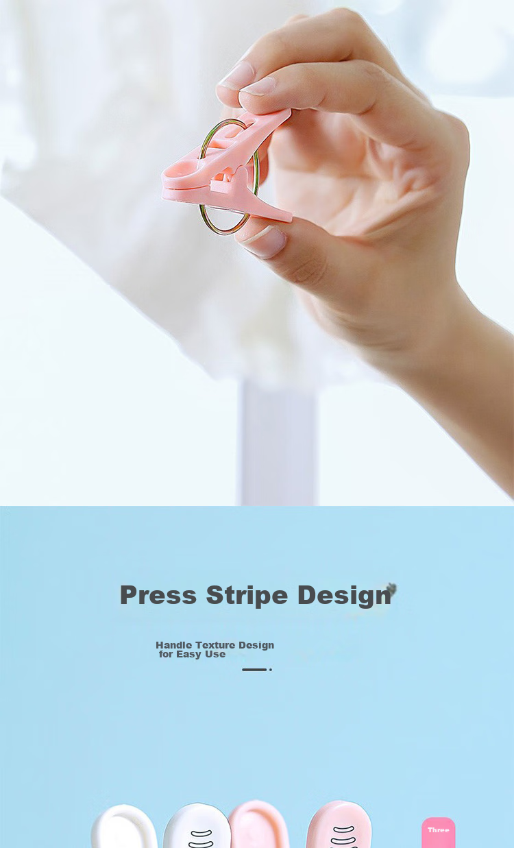 MENGTING Plastic Clothes Clips, Hanger Fixing Drying Clips, Sock Clips, Drying Clips, Windproof Small Clips, 30 Pieces 5